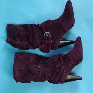 Bakers Women Suede Heel Boots